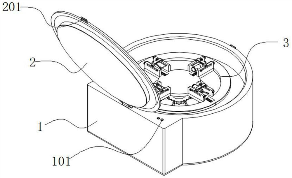 Centrifugal equipment for water quality detection