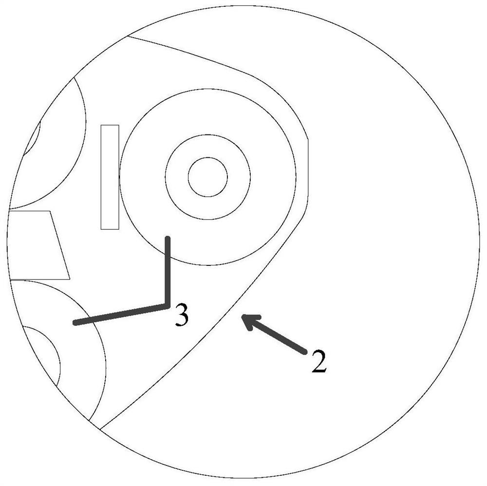 Chamfer detection tool for brake pad steel backing and detection method of chamfer detection tool