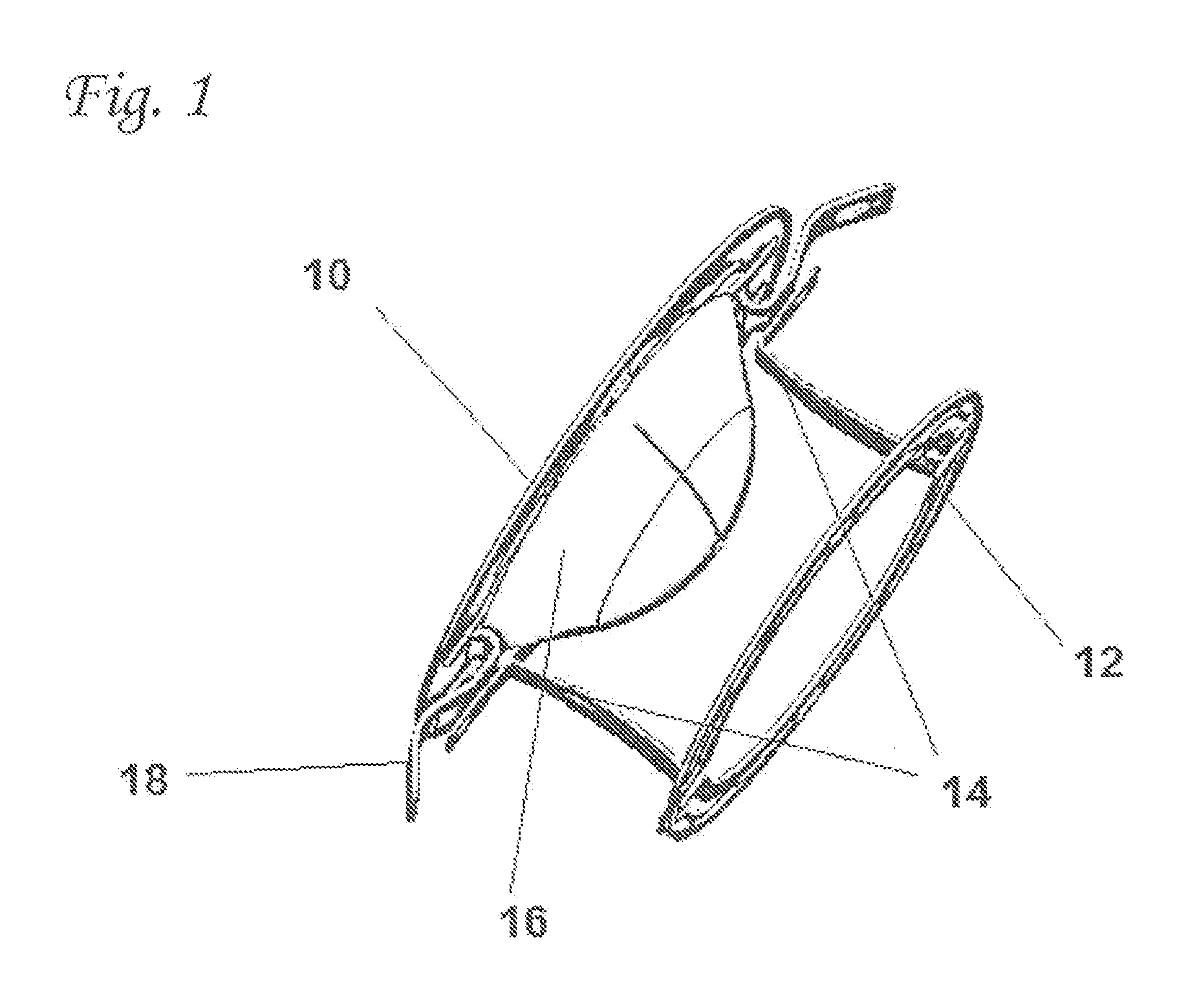 Cardiac valve support device fitted with valve leaflets