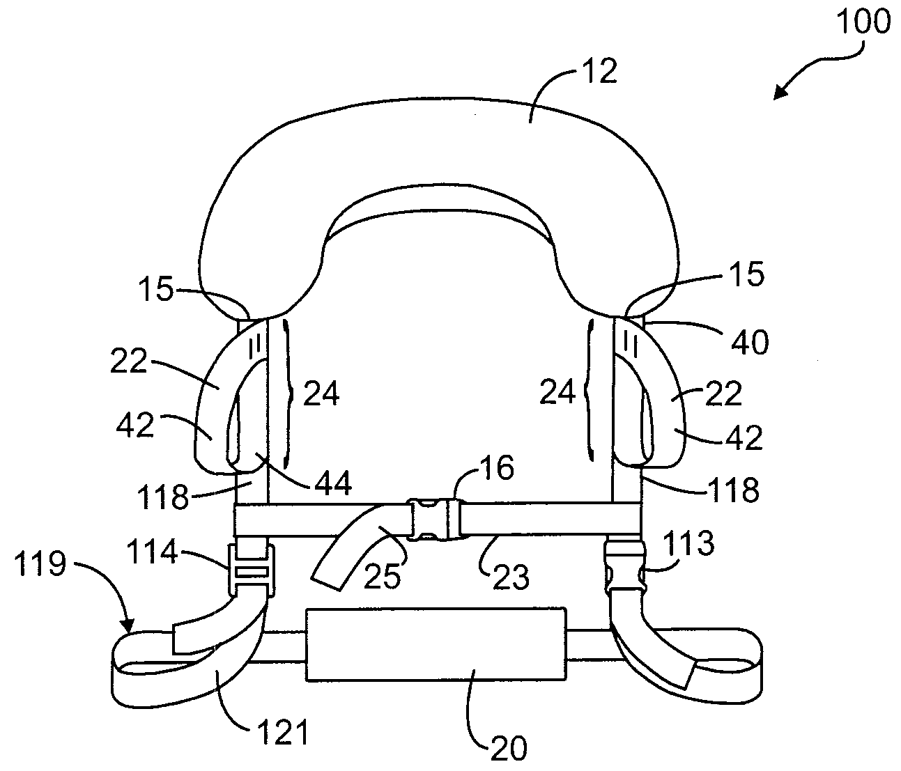 Overhead activity head-and-neck support collar