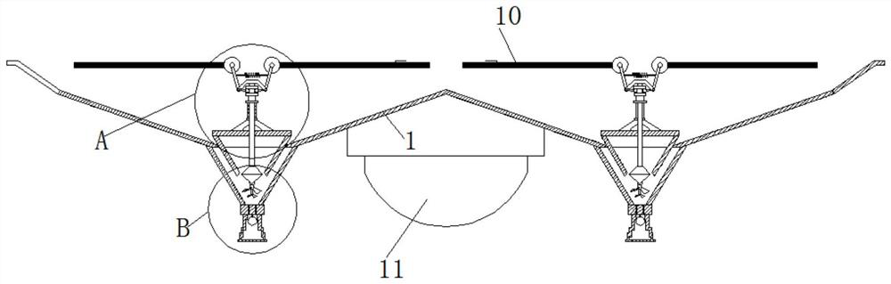 Camera data processing moisture-proof device based on water pressure