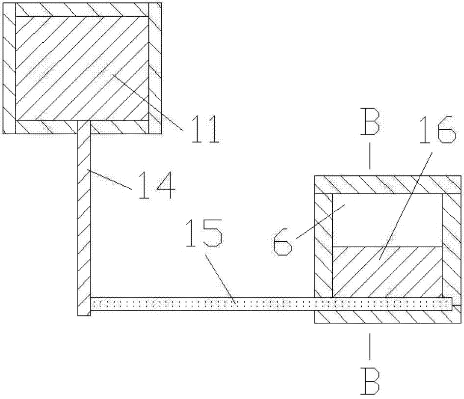 Rotation control type air exhaust pipe outlet area variable device