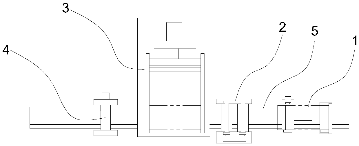 Silicon rod feeding device for diamond wire silicon wafer cutting