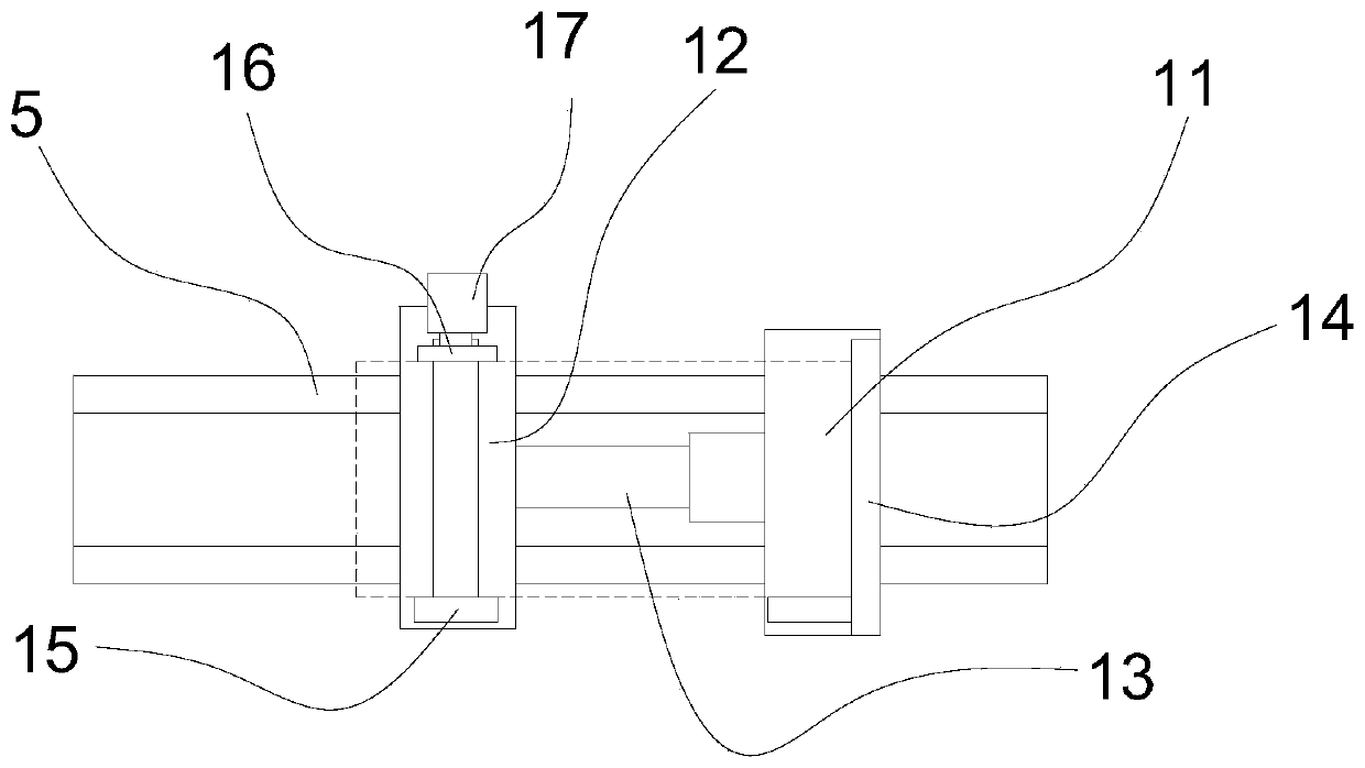 Silicon rod feeding device for diamond wire silicon wafer cutting