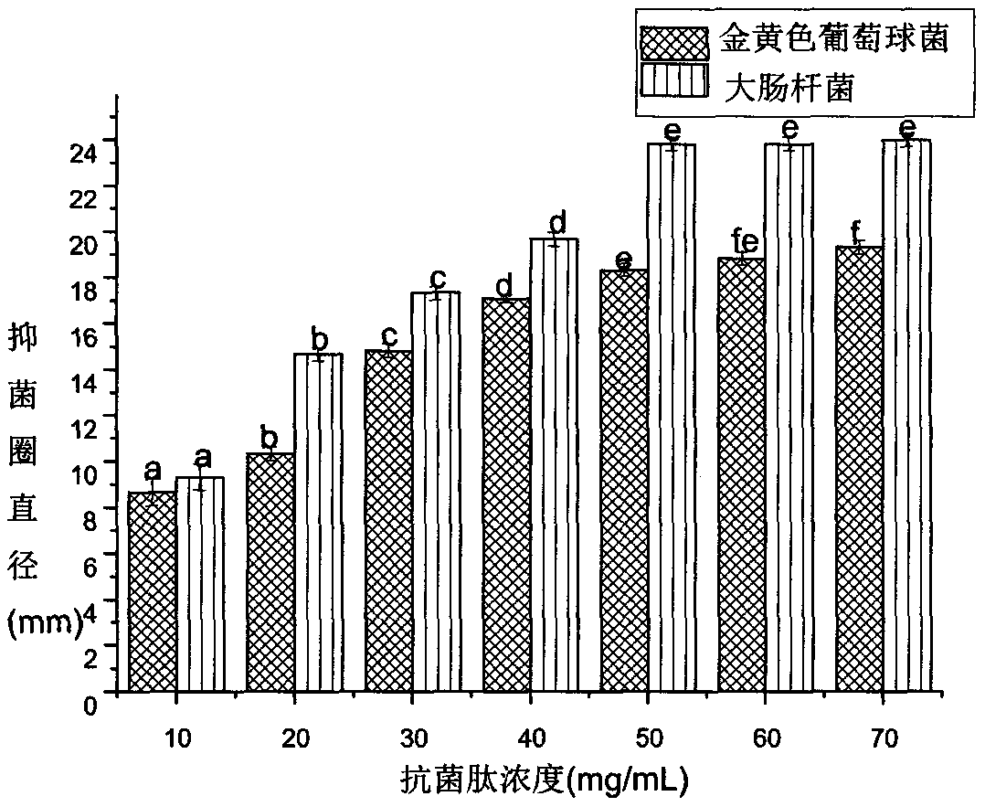 Antibacterial film and application thereof