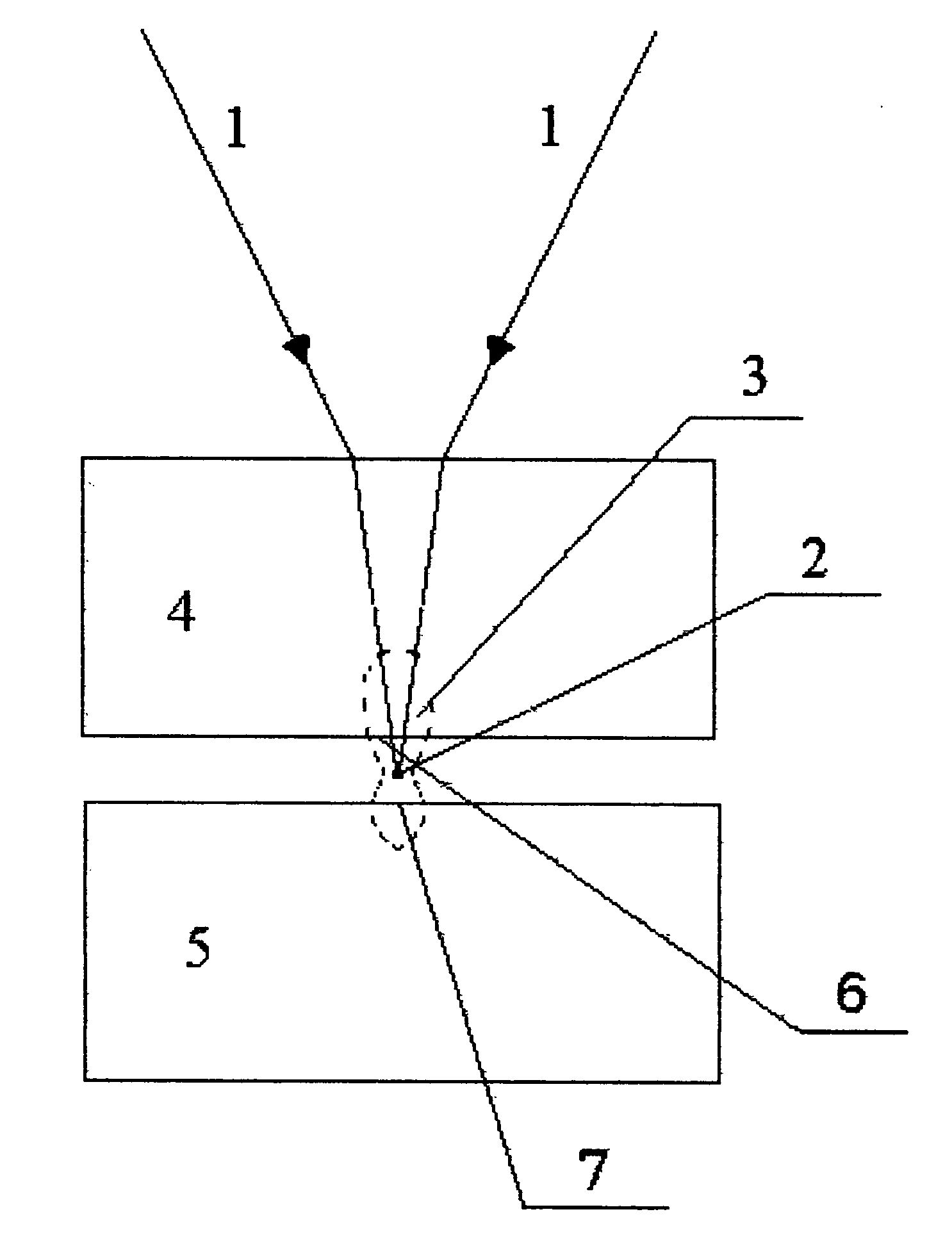 Method and laser system for production of laser-induced images inside and on the surface of transparent material