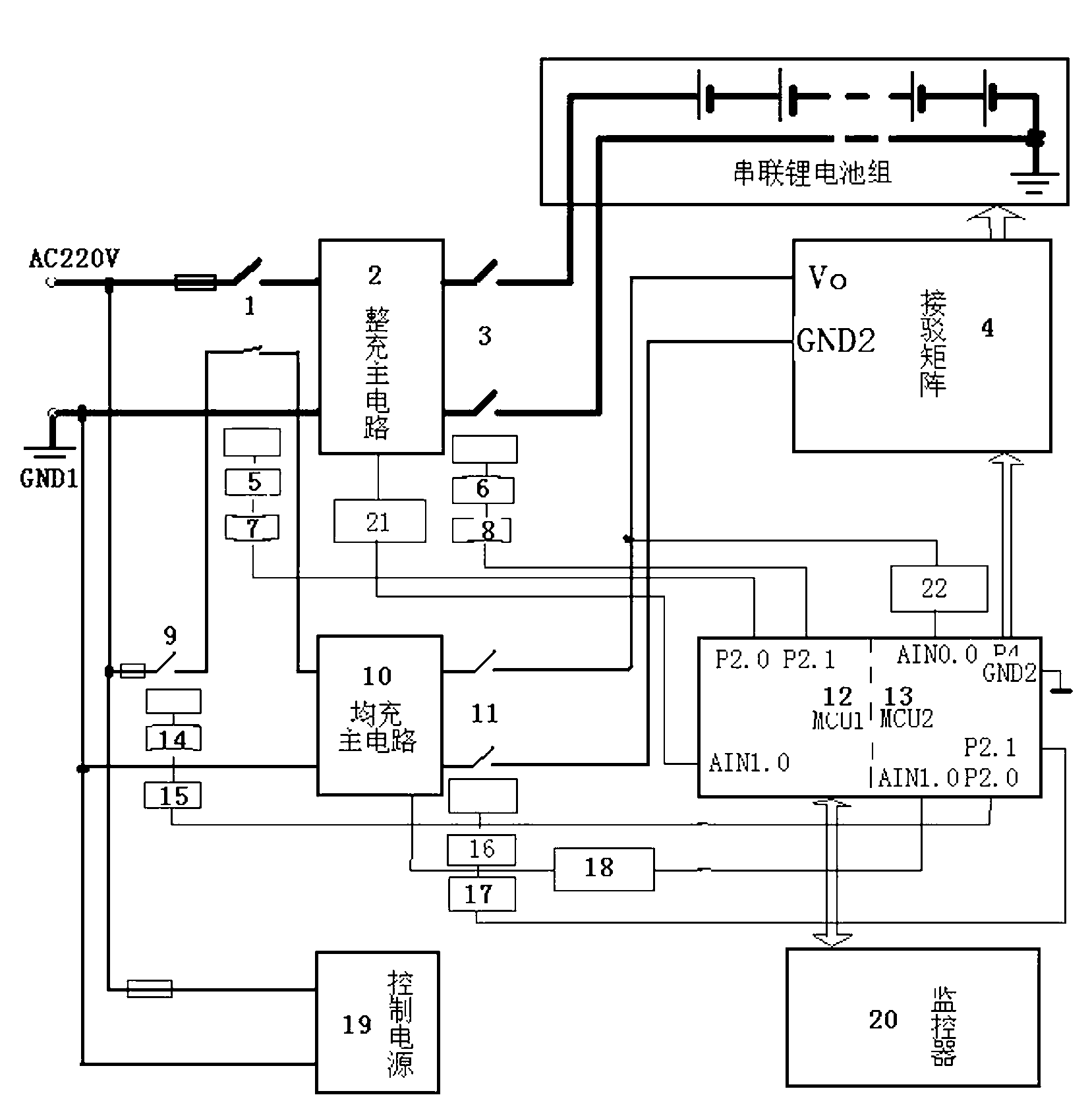 Uniform charging method and uniform charging device for lithium battery packs