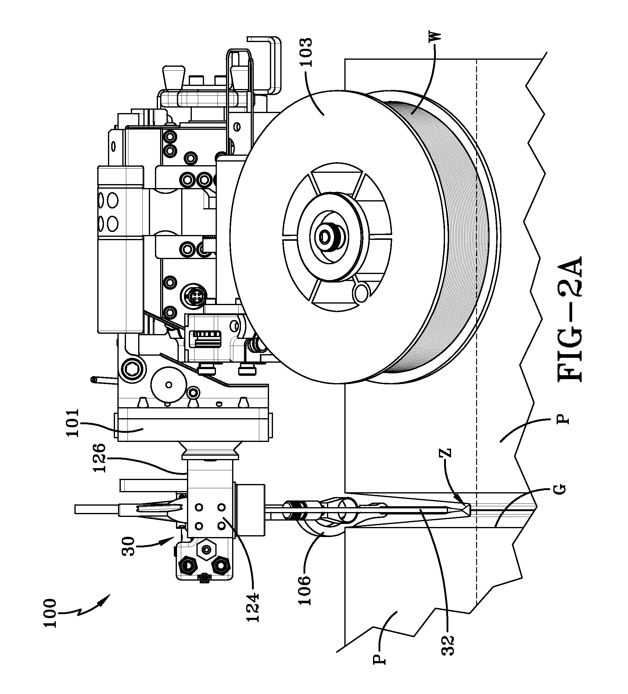 Camera and wire feed solution for orbital welder system