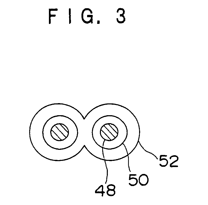 Optical fiber transmission system with a plural emitting point transmitter