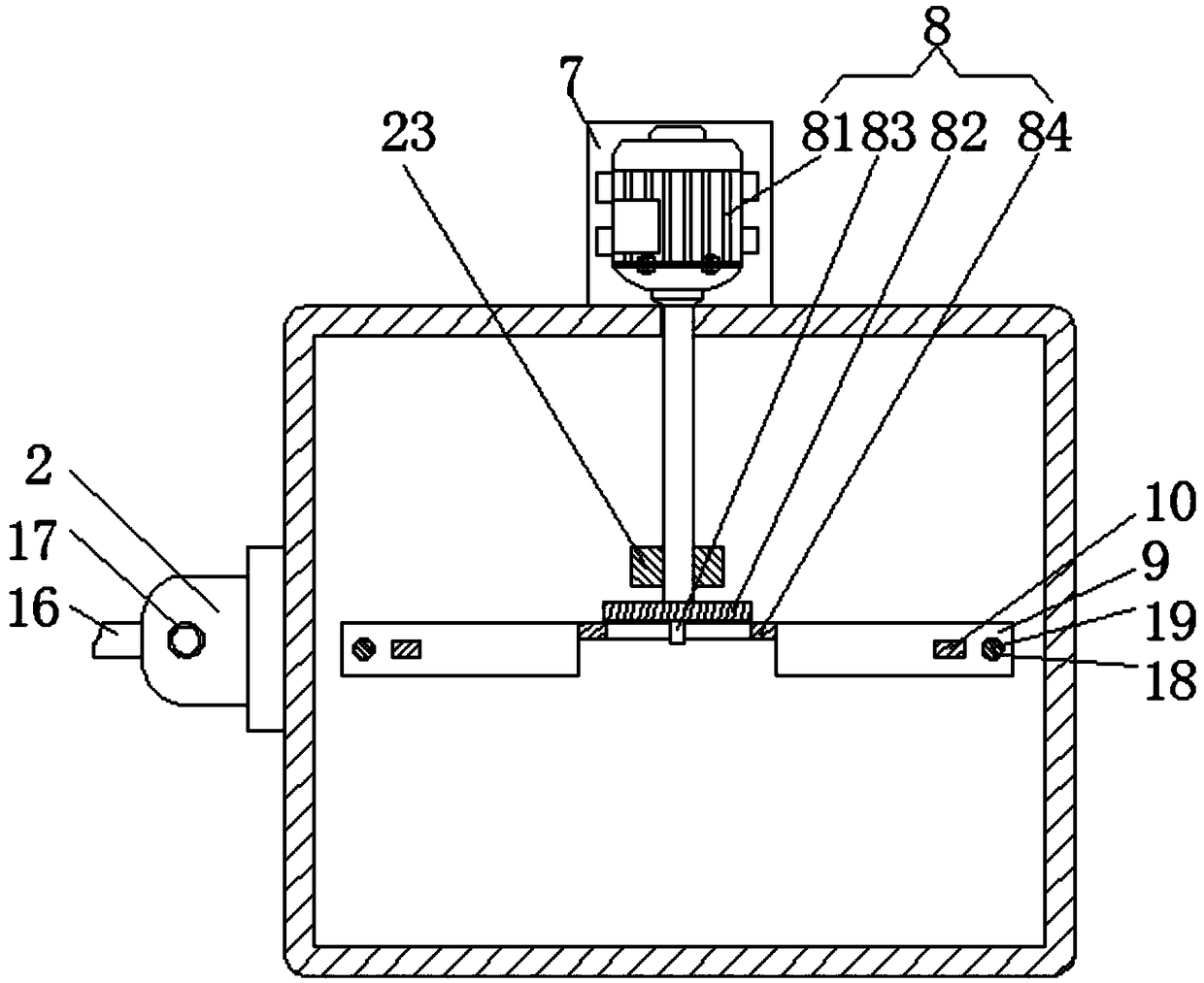 Dyeing device with functions of multiple water filtration and automatic washing