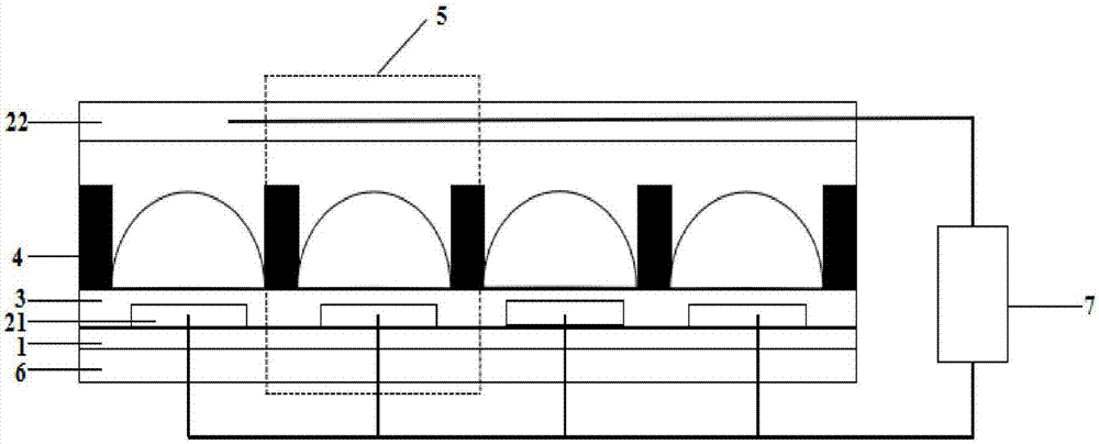 Plasmon nanometer structure-based tunable random laser array device