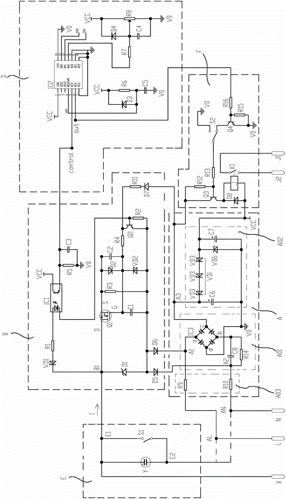 Control circuit of time relay