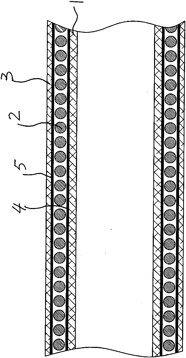 A fire-resistant hydrogen sulfide-resistant high-pressure hose and its preparation method