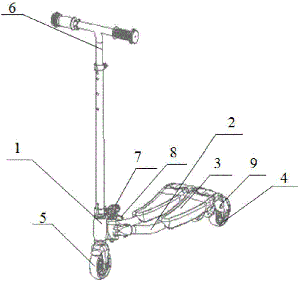 Deformable scooter