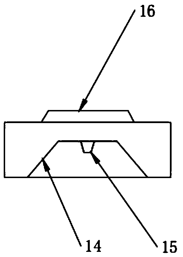 Self-adaptive grinding tool for vertical crankshaft