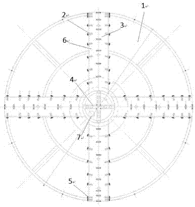 Concave cutterhead for large-diameter earth pressure balanced pipe-jacking machine of long-range jacking construction