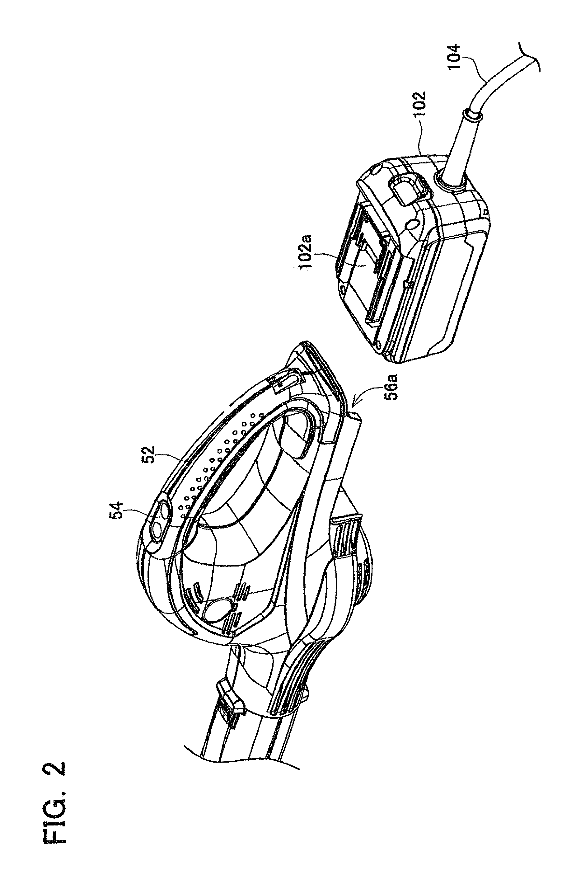 Electric power tool powered by battery pack and adapter therefor