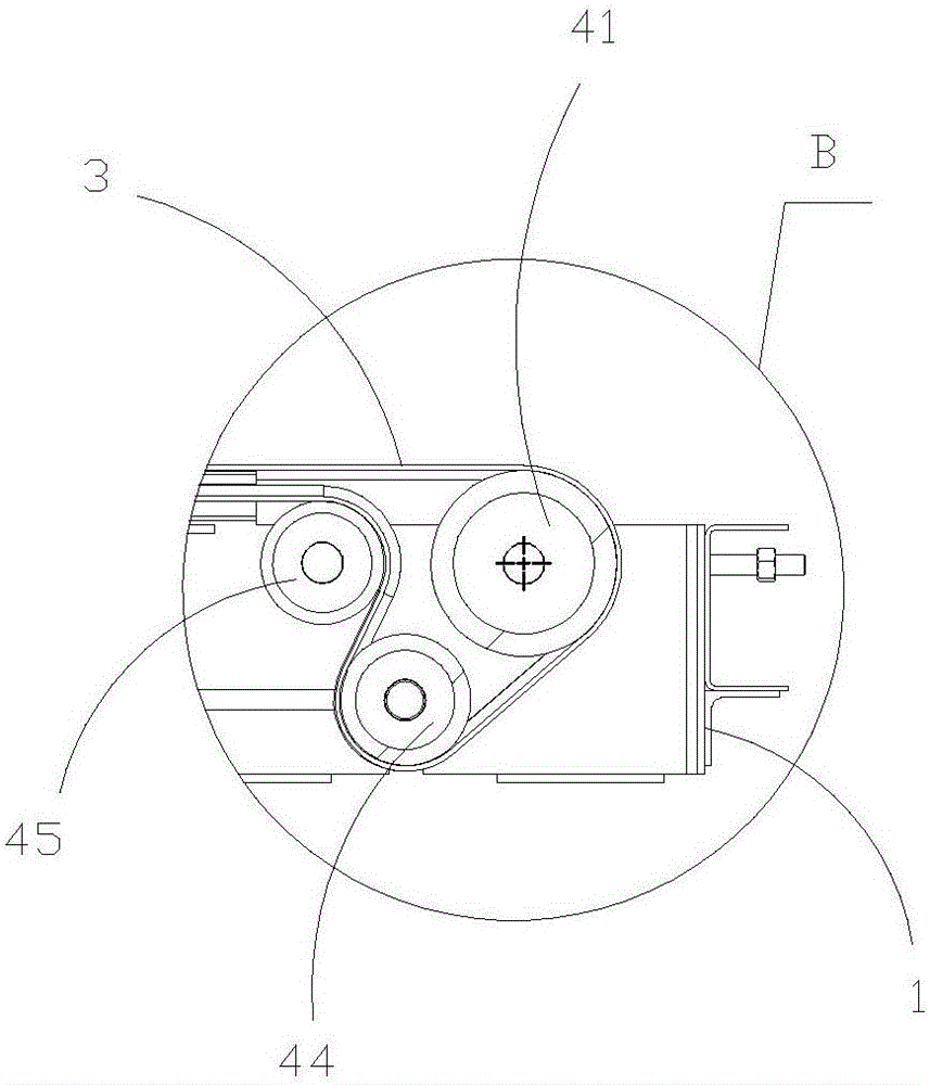 Conveying belt for bottom plate of compartment vehicle