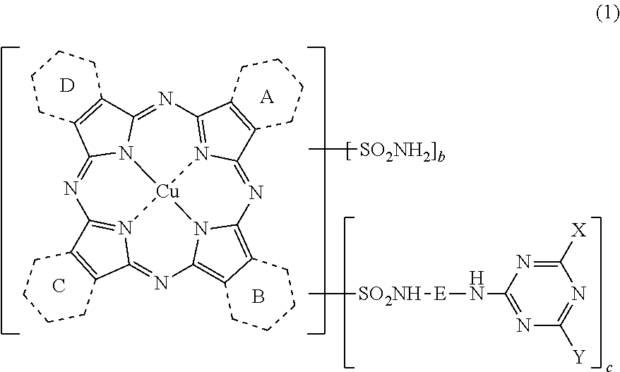 Porphyrazine coloring matter, ink composition and colored product