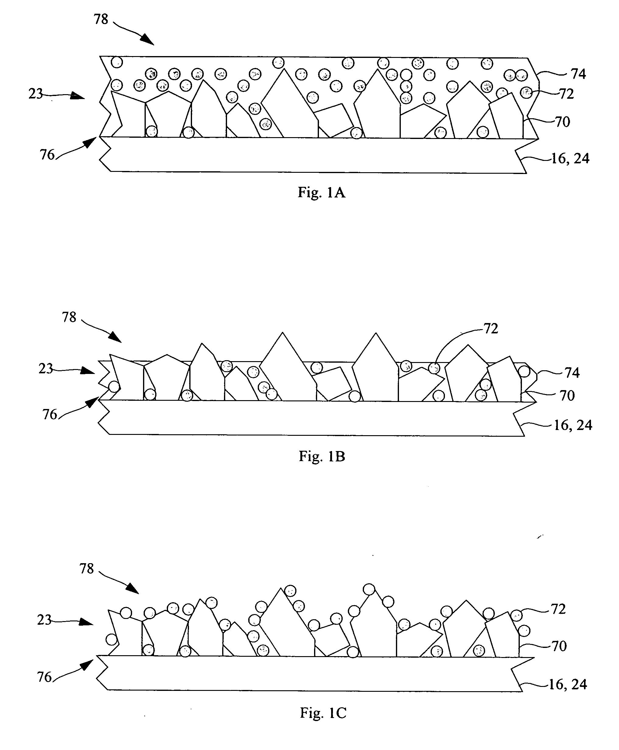 Light-scattering color-conversion material layer