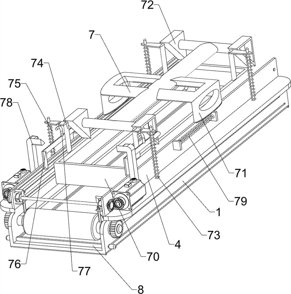 A mud strip cutting device for purple clay teapot