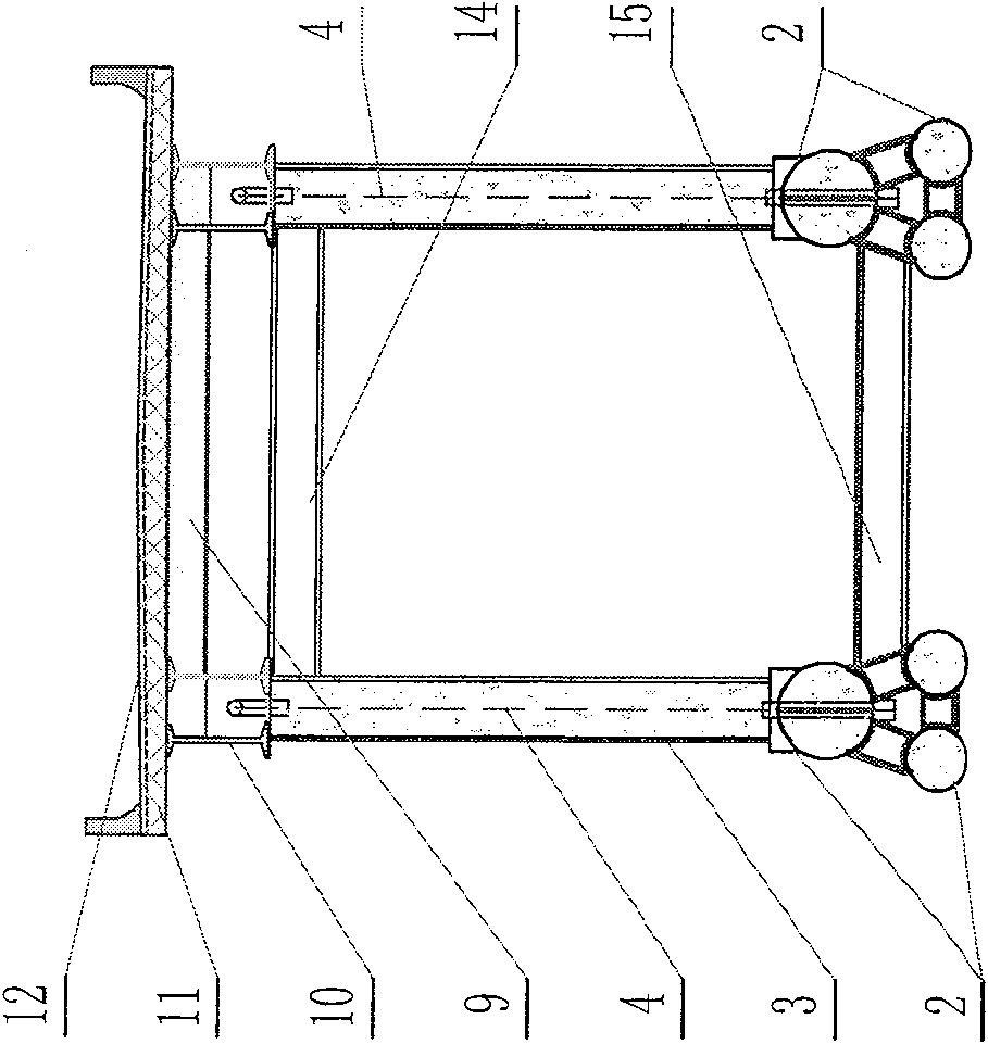 Joist type cable arch bridge structure and its construction method