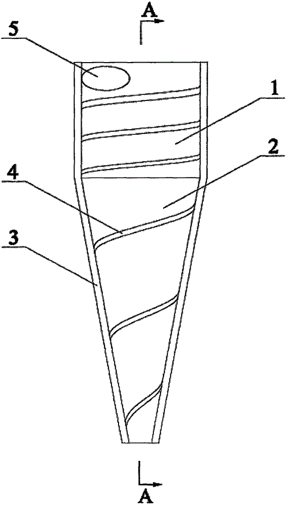 Spiral seam lining for improving wear resistance of cyclone or cyclone deduster