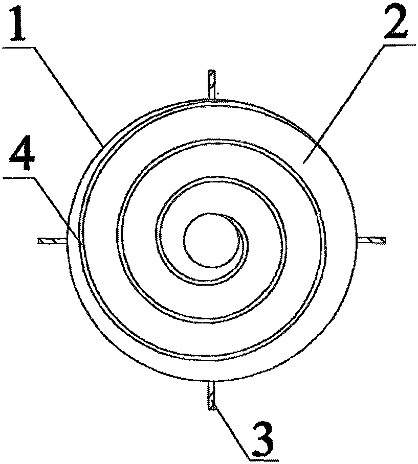 Spiral seam lining for improving wear resistance of cyclone or cyclone deduster