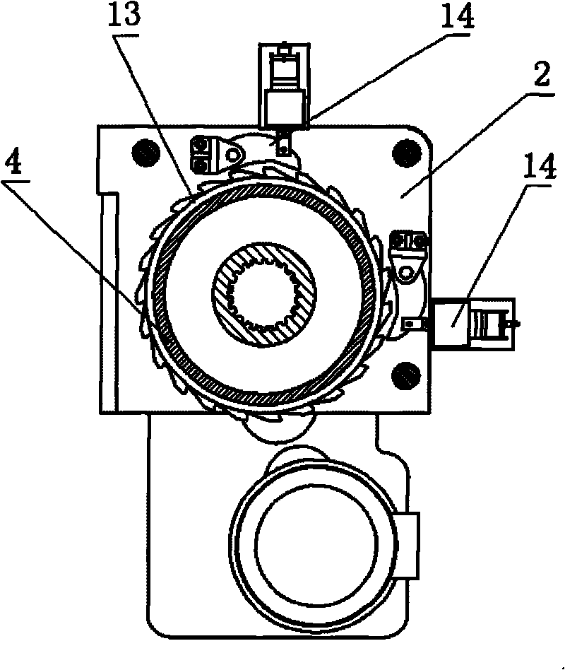 Braking device of electric block