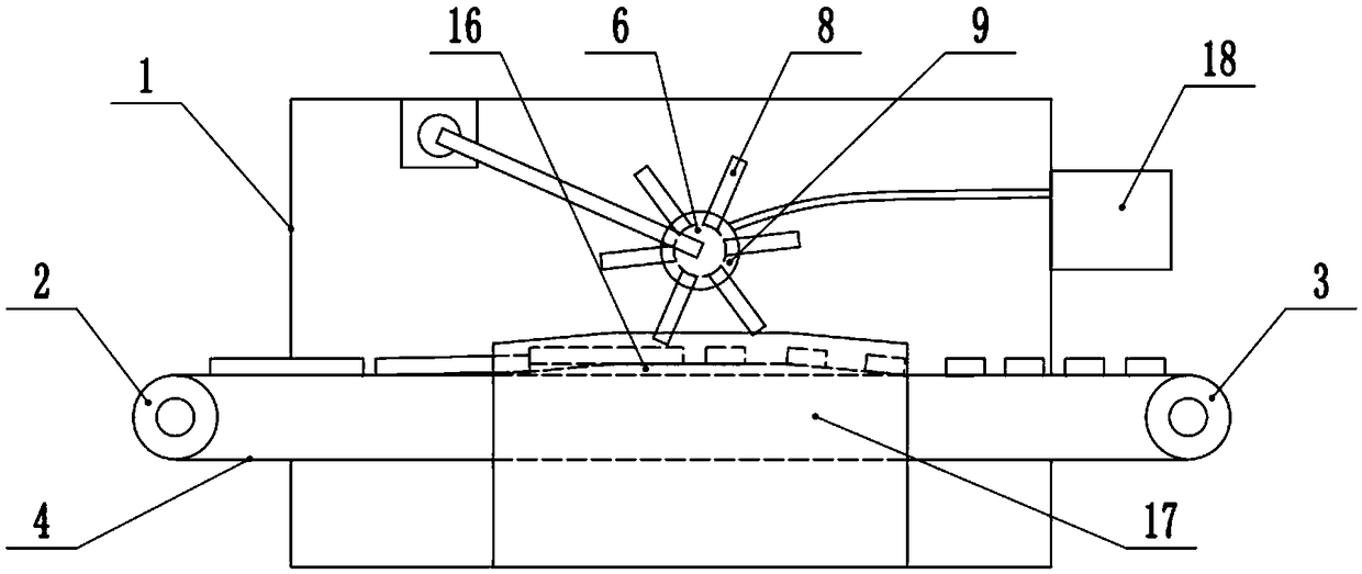 Waste tire slitting device