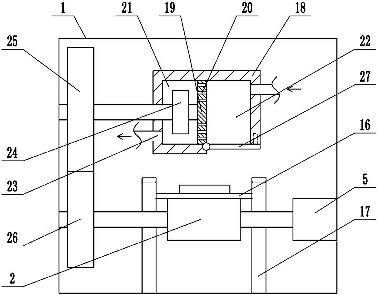 Waste tire slitting device