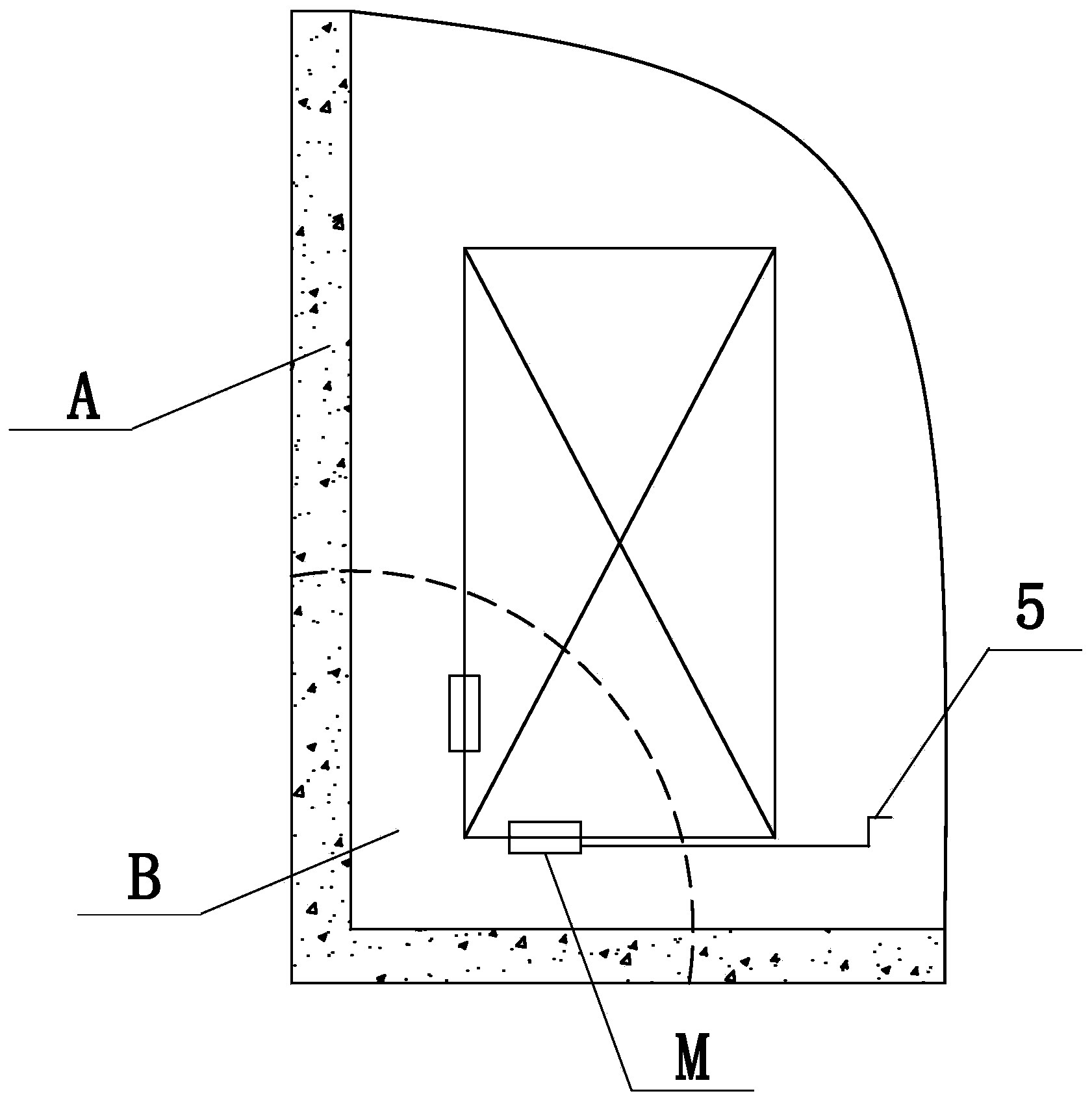 Inclined plane type air duct flange fastener and using method thereof