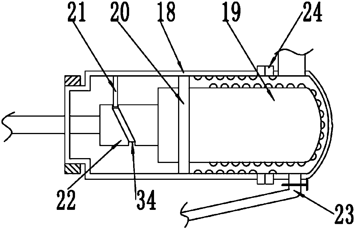 Efficient barrel type grinding and screening device for traditional Chinese medicine pharmacy