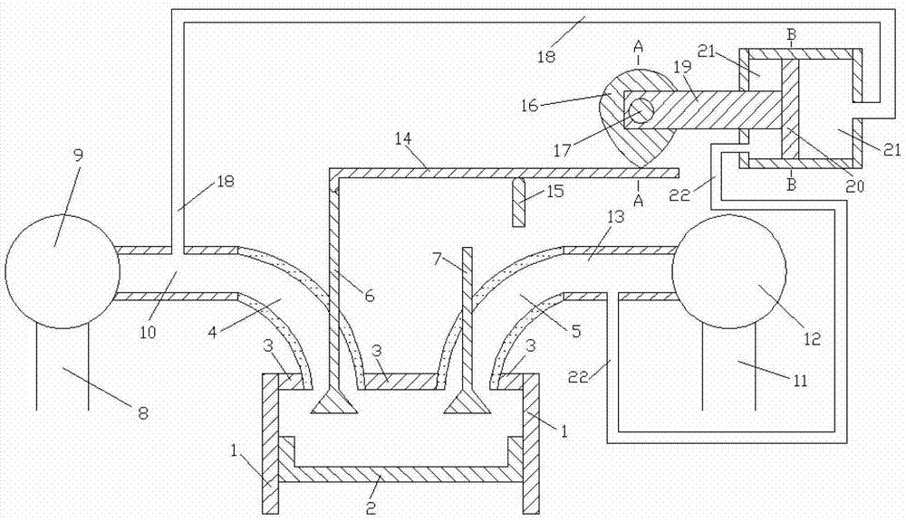 Pressure differential contact point moving system