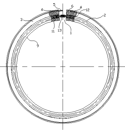 Open oil seal with seal interference