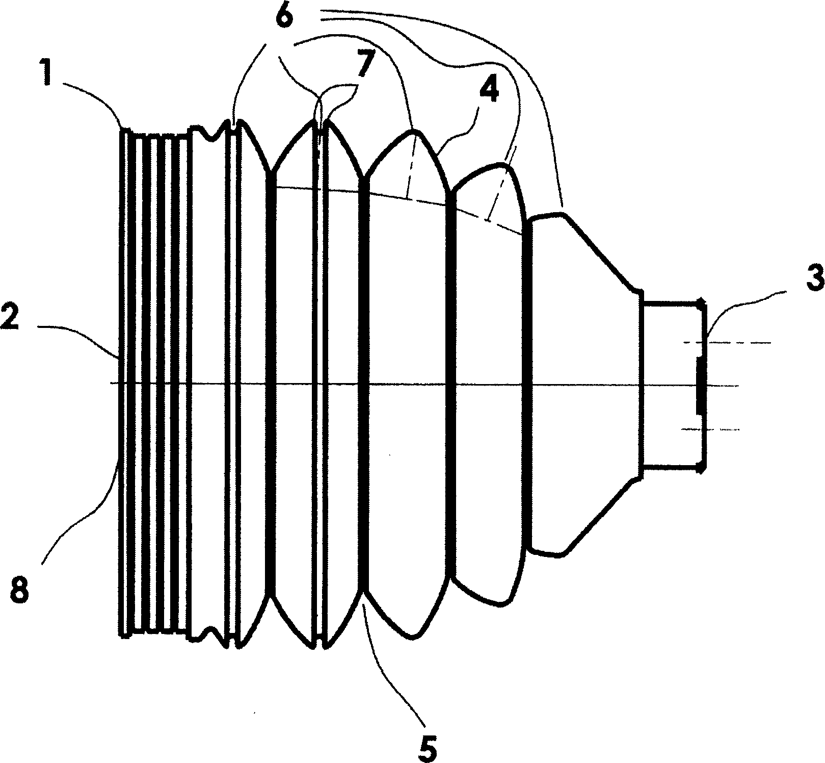 Protective boot for universal joint