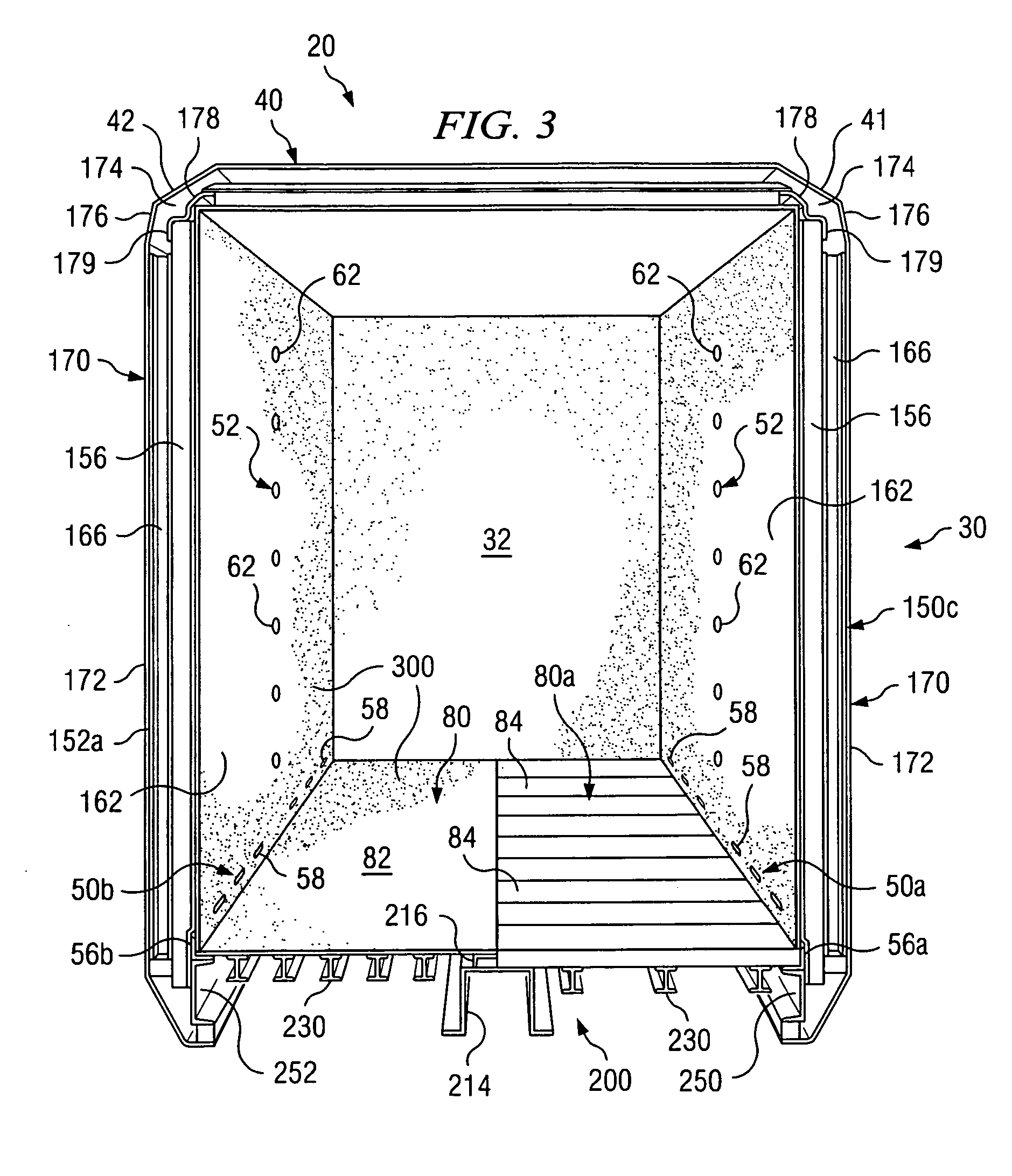 Boxcar with load restraint system