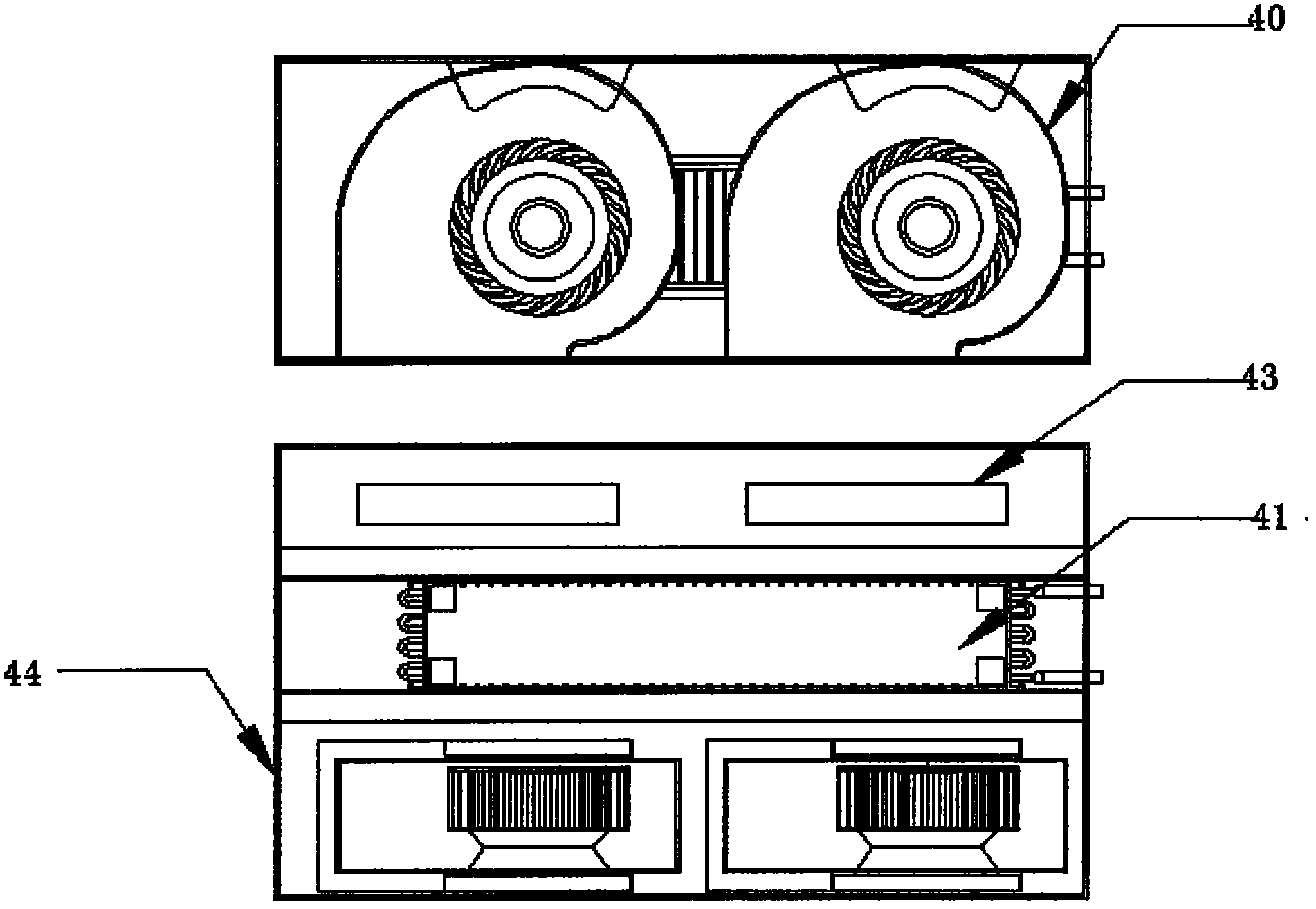 Airtight cabinet cooling system and wind power generating set