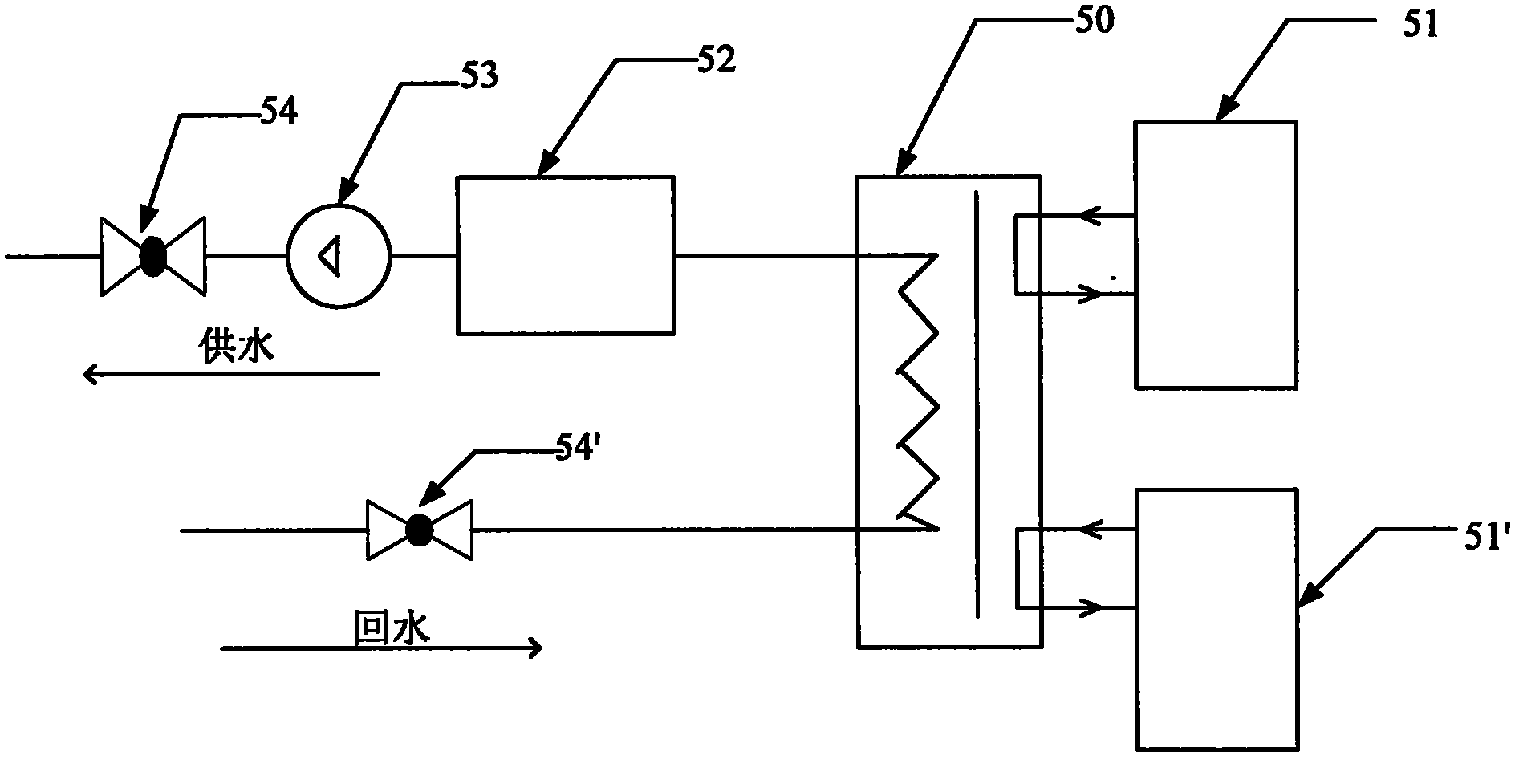 Airtight cabinet cooling system and wind power generating set