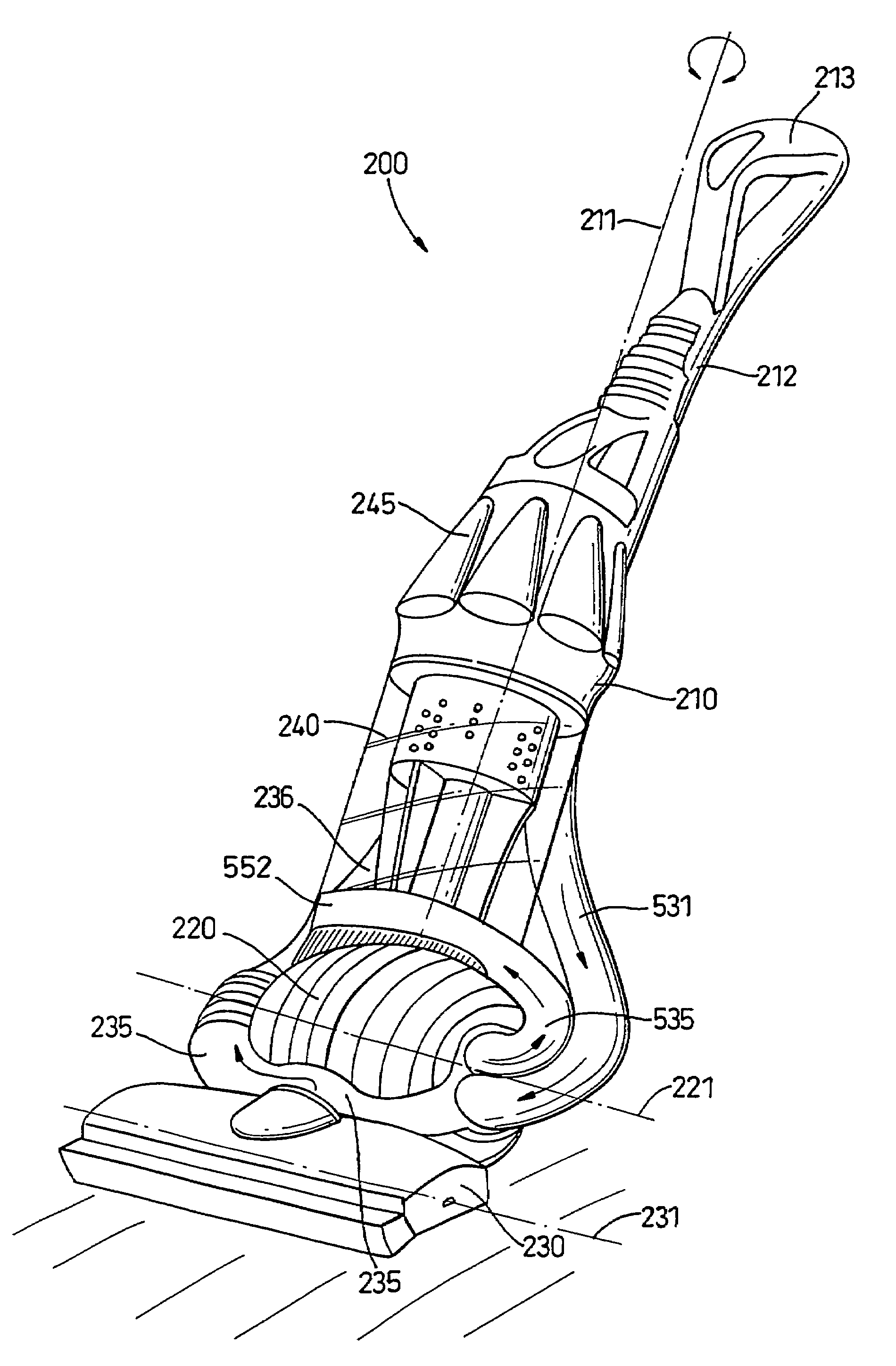 Surface treating appliance