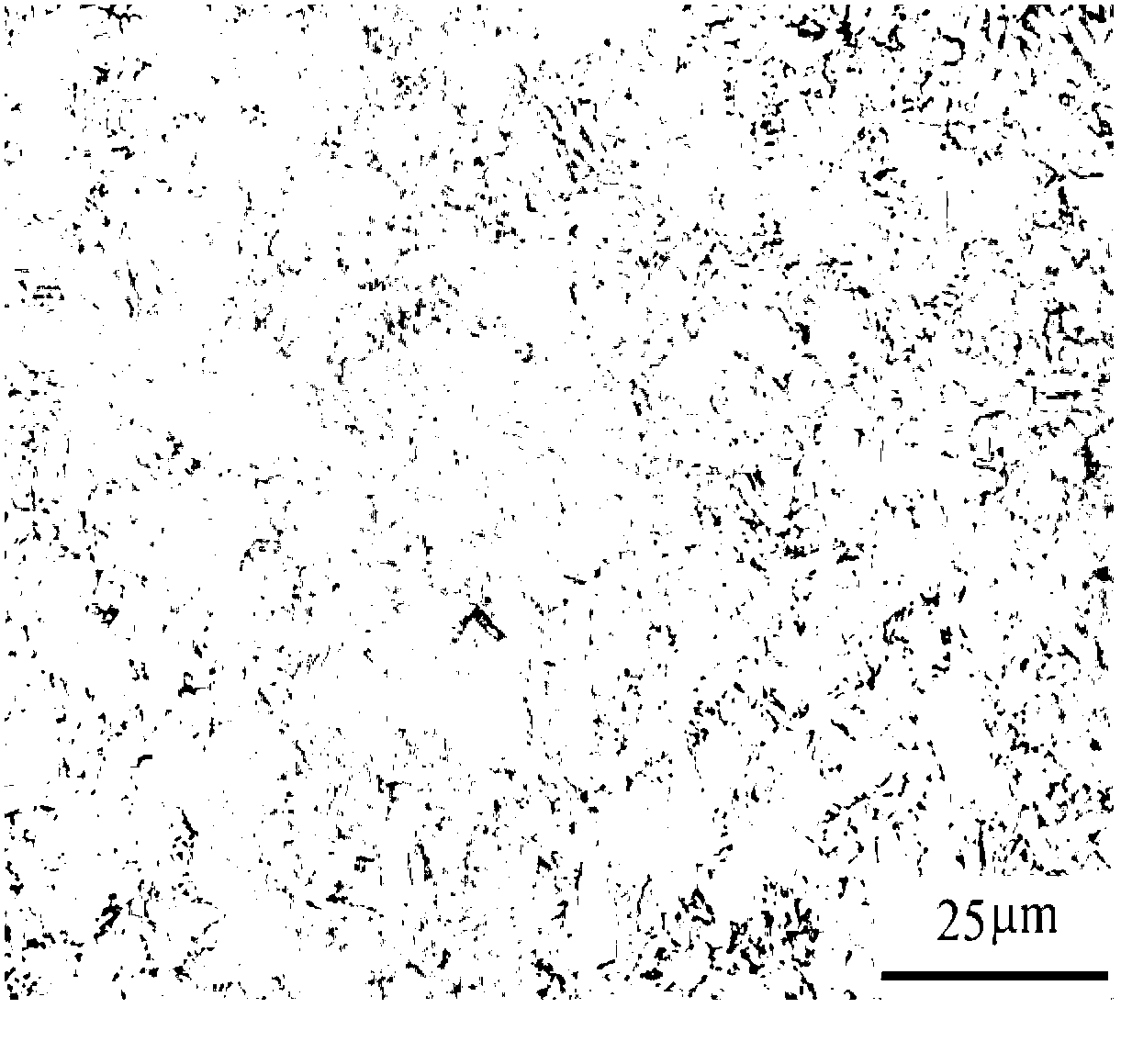 Strengthening and toughening heat treatment method of medium carbon manganese-vanadium low alloy steel