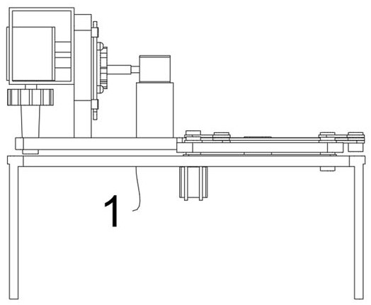 Veneering on-line grid making device based on flexible manufacturing