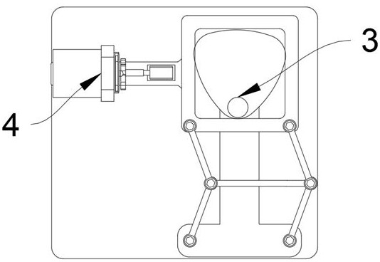 Veneering on-line grid making device based on flexible manufacturing