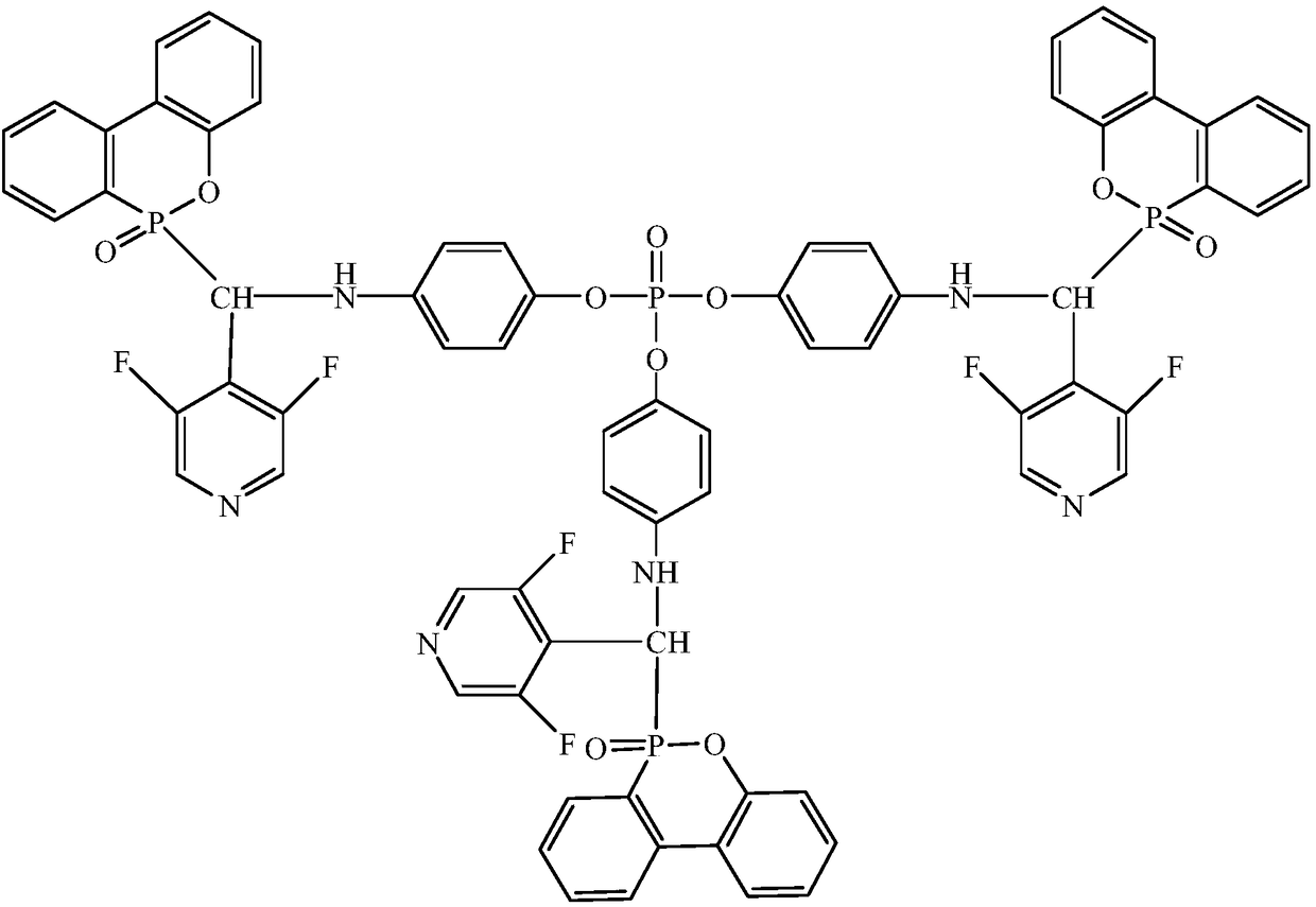 A kind of nitrogen phosphorus-containing surface migration flame retardant and preparation method thereof