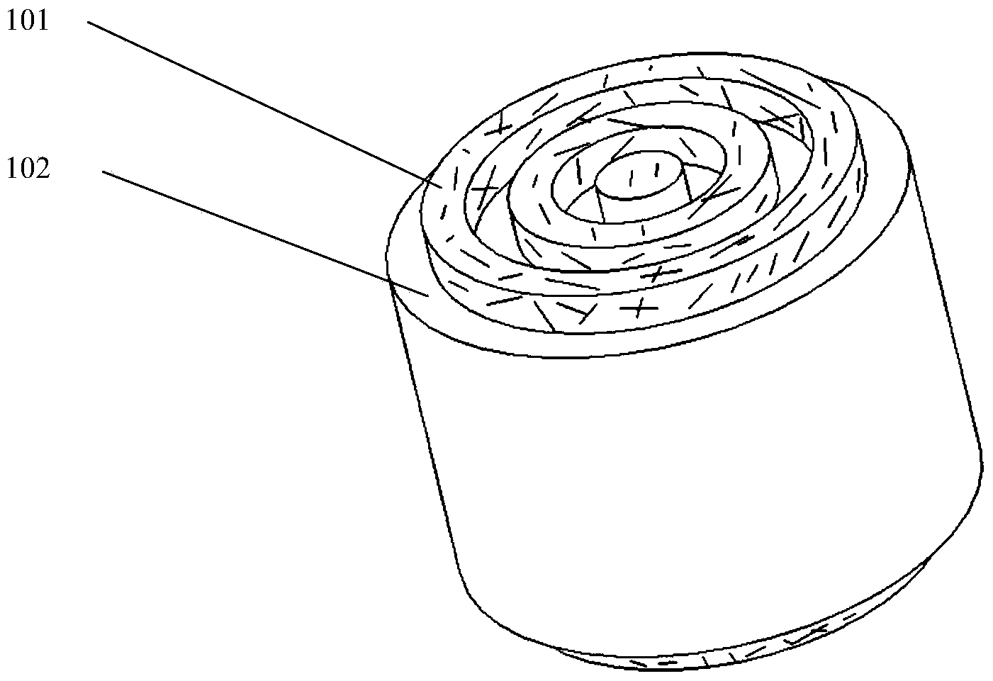 Tough tissue structure and 3D printing forming device and method thereof