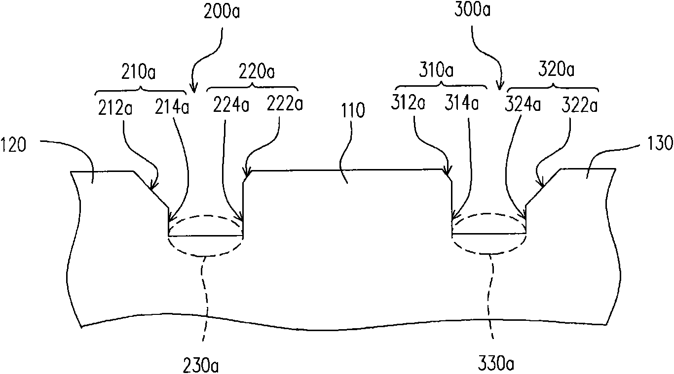 Ink-absorption groove structure and paper bearing device