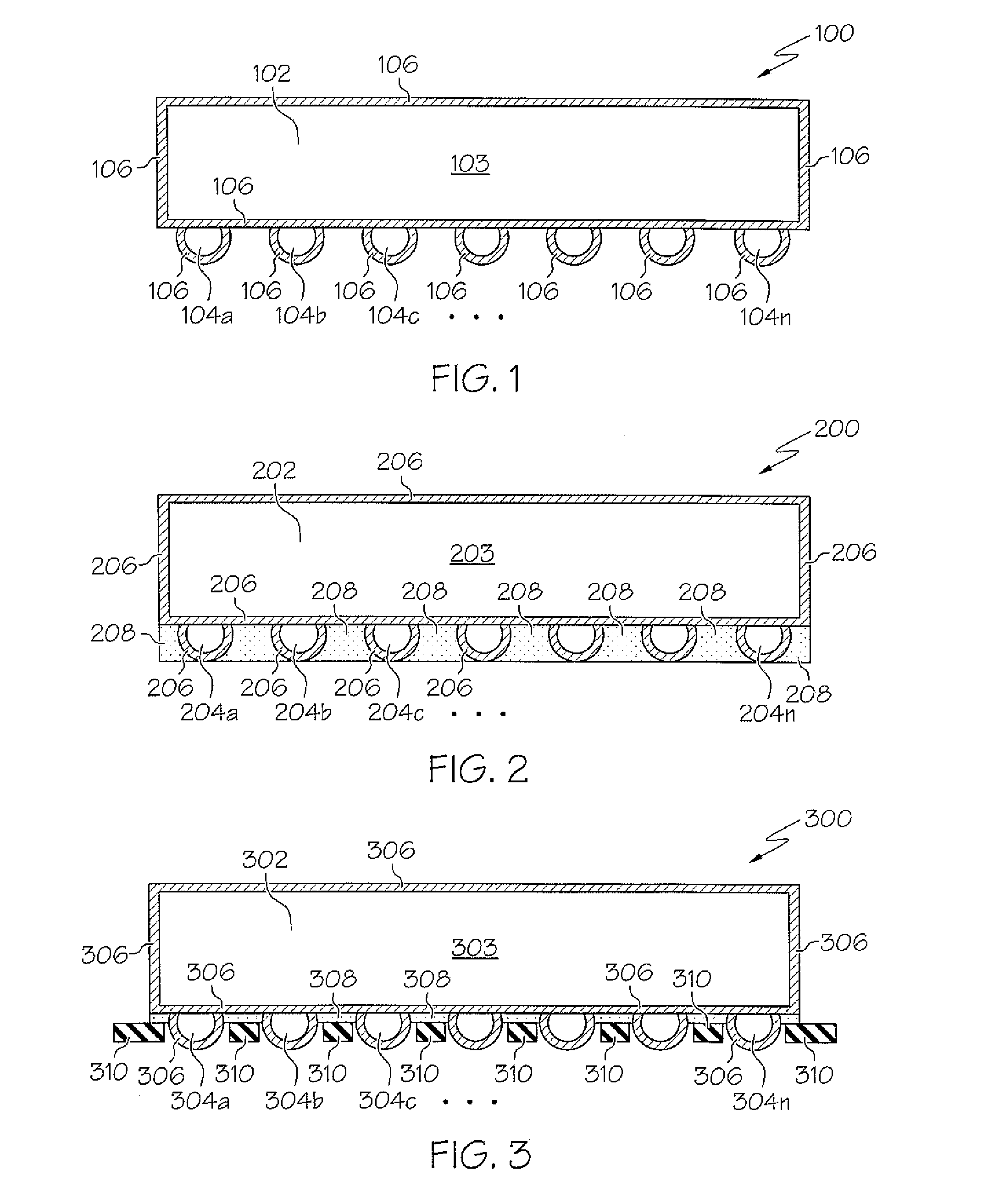 Method and apparatus for applying external coating to grid array packages for increased reliability and performance
