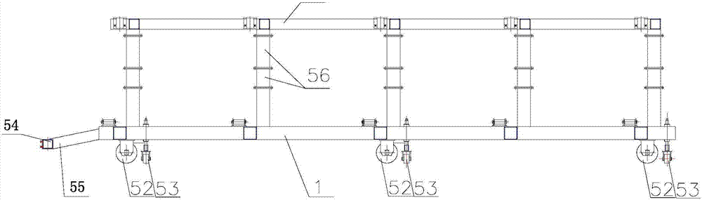 Vehicle model die assembly for comprehensive pipe gallery construction