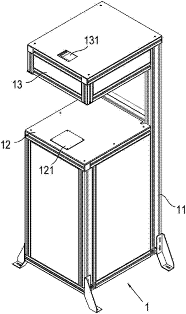 Secondary positioning mechanism for automatic production line and positioning method