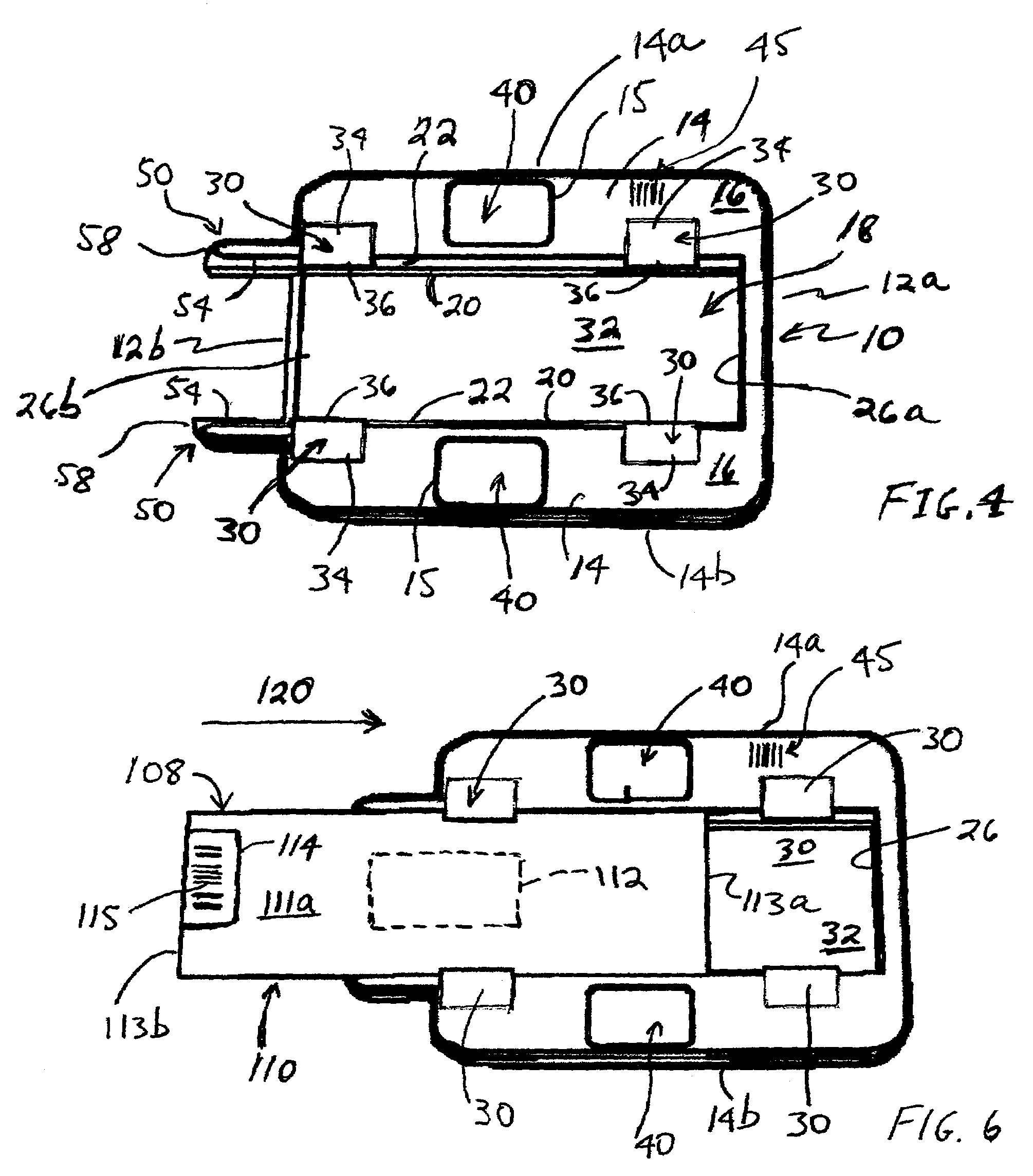 Holders for arrays